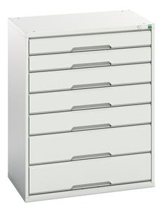 Bott Verso Drawer Cabinets 800 x 550  Tool Storage for garages and workshops Verso 800Wx550Dx1000H 7 Drawer Cabinet